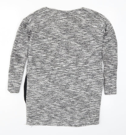 Womens UK Size 6 Miss Selfridge Grey Pullover Jumper