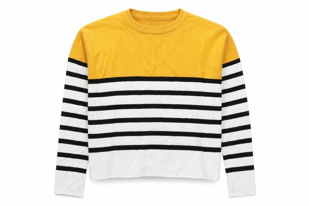 Womens UK Size S New Look Yellow Pullover Jumper