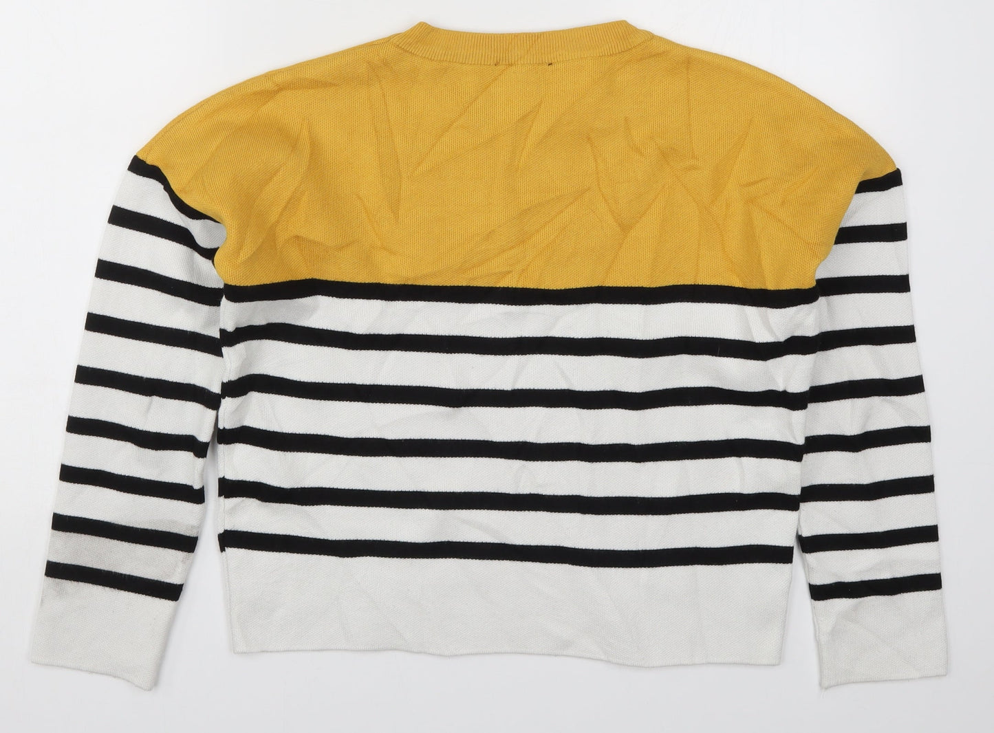 Womens UK Size S New Look Yellow Pullover Jumper