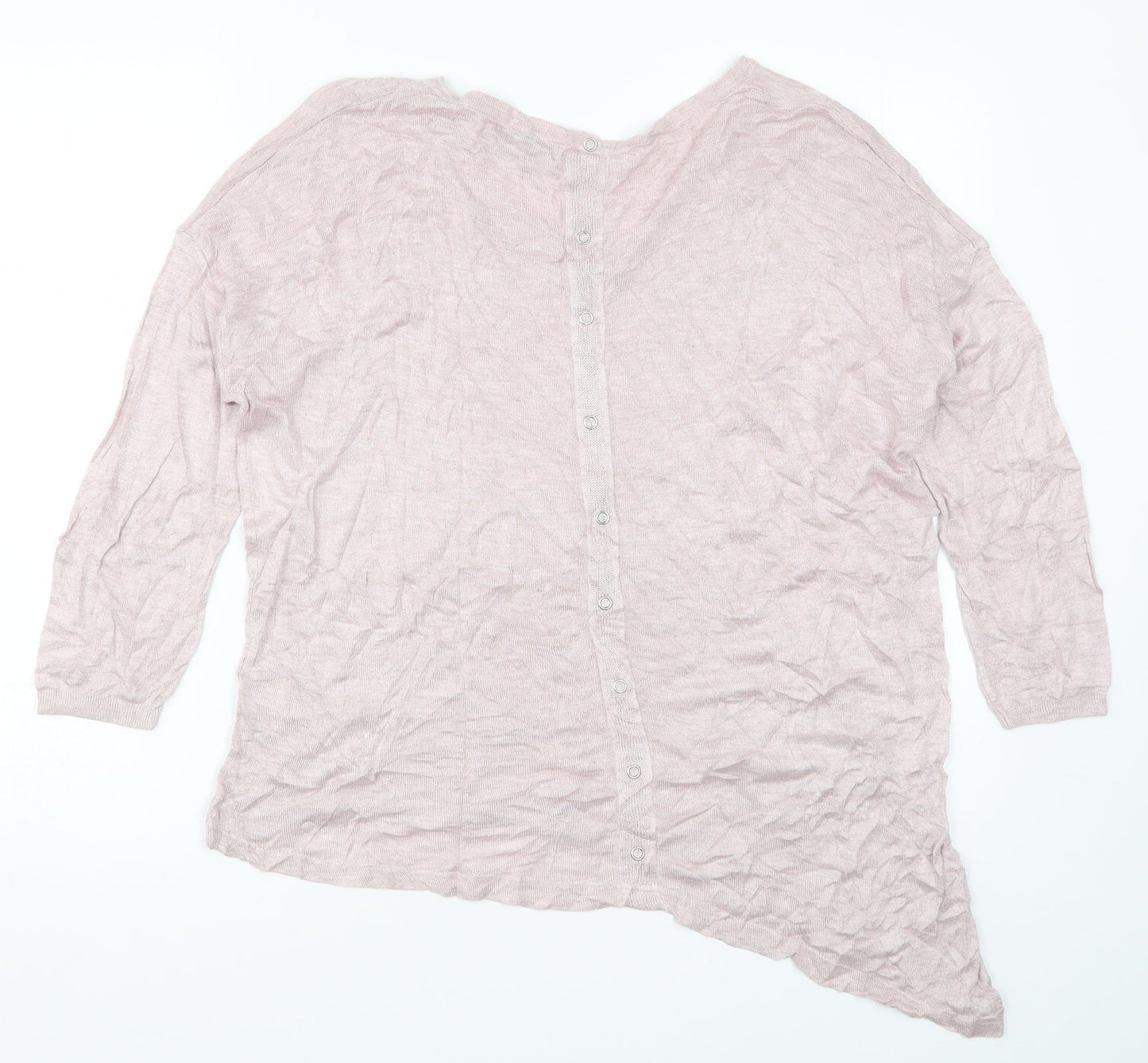 Womens UK Size 14 NEXT Pink Basic T-Shirt