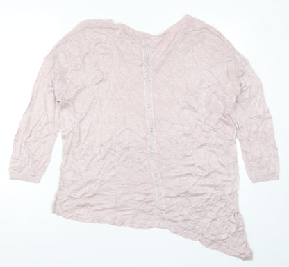 Womens UK Size 14 NEXT Pink Basic T-Shirt