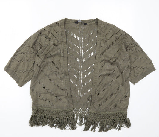 Womens UK Size S Dorothy Perkins Green Cardigan Jumper
