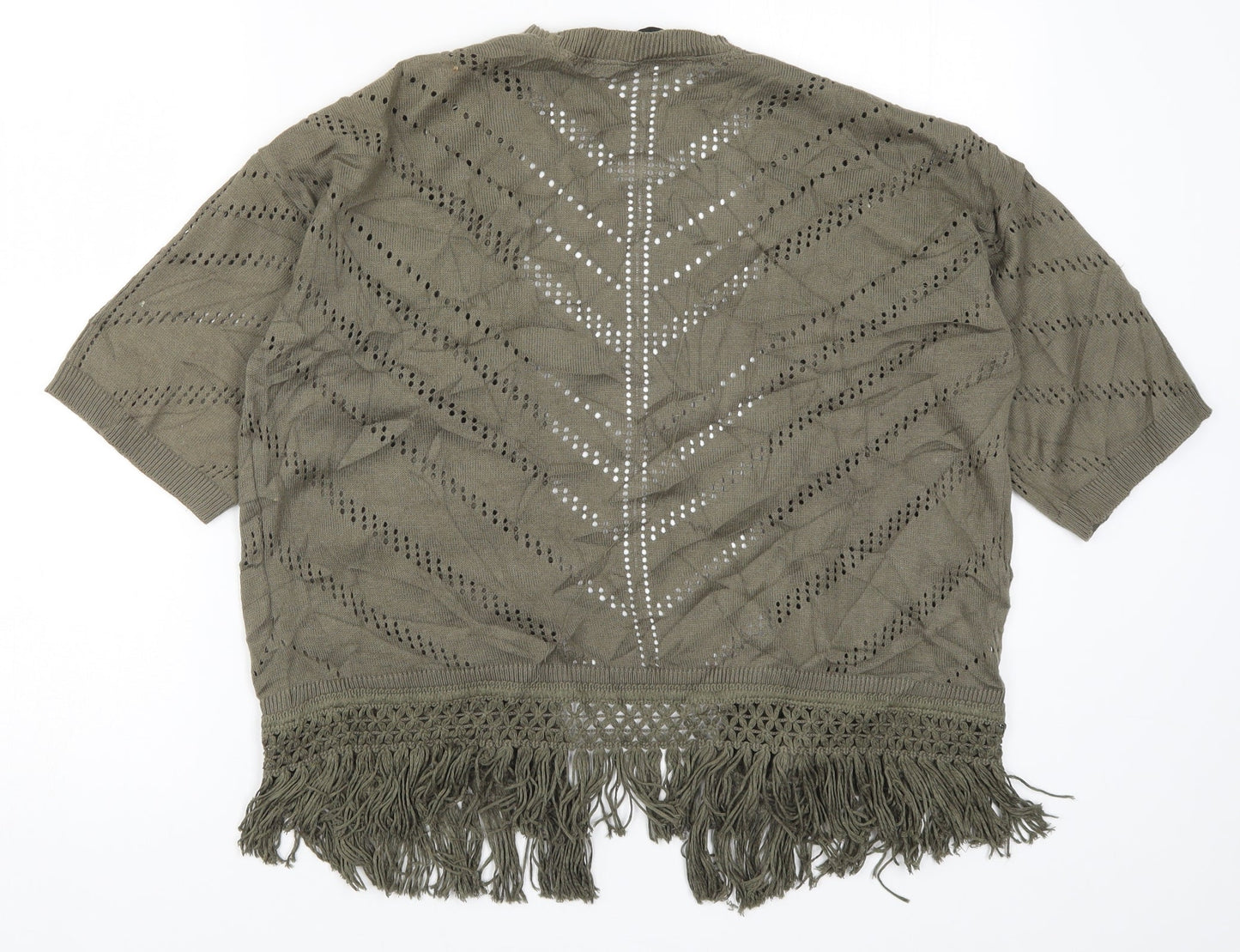 Womens UK Size S Dorothy Perkins Green Cardigan Jumper