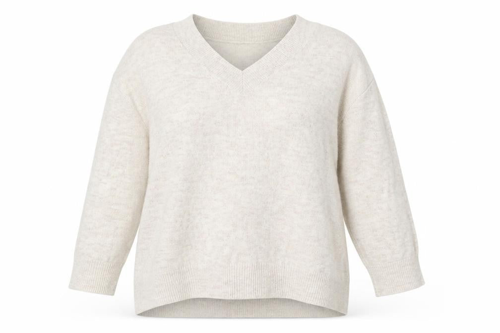 Womens UK Size L George Beige Pullover Jumper