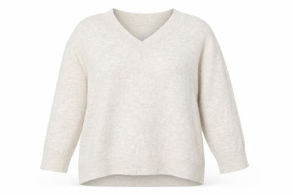 Womens UK Size L George Beige Pullover Jumper