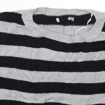 Womens UK Size S Preworn Grey Pullover Jumper