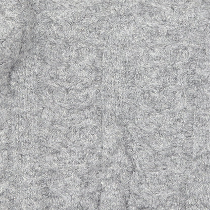 TU Womens Grey  Knit Pullover Jumper Size 10