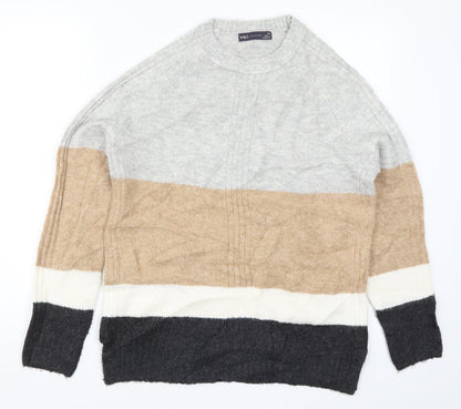 Womens UK Size XS Marks and Spencer Beige Pullover Jumper