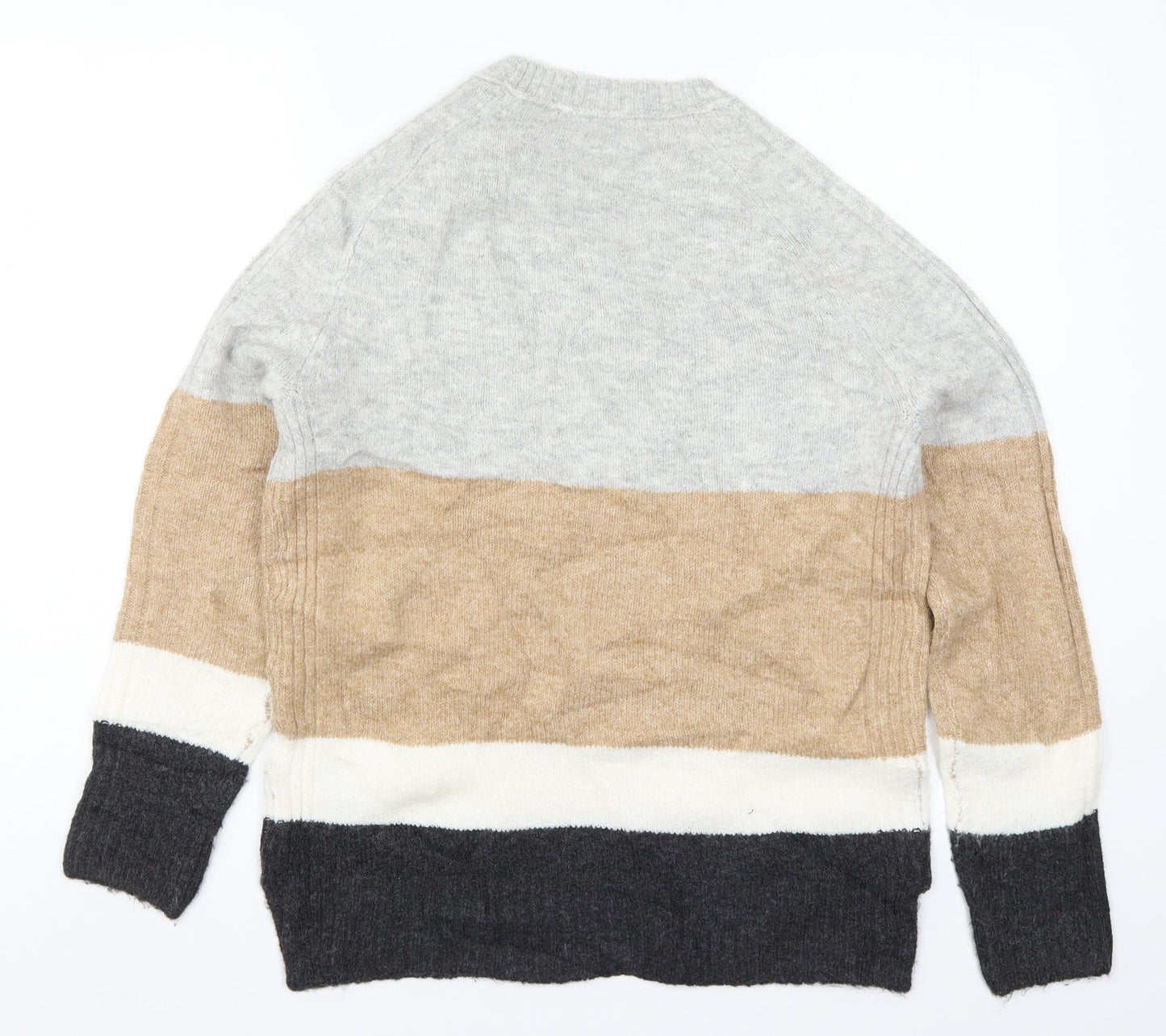 Womens UK Size XS Marks and Spencer Beige Pullover Jumper