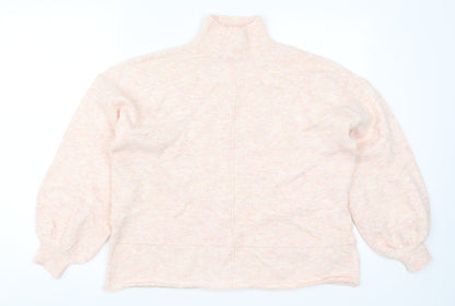 Womens UK Size 10 Miss Selfridge Pink Pullover Jumper