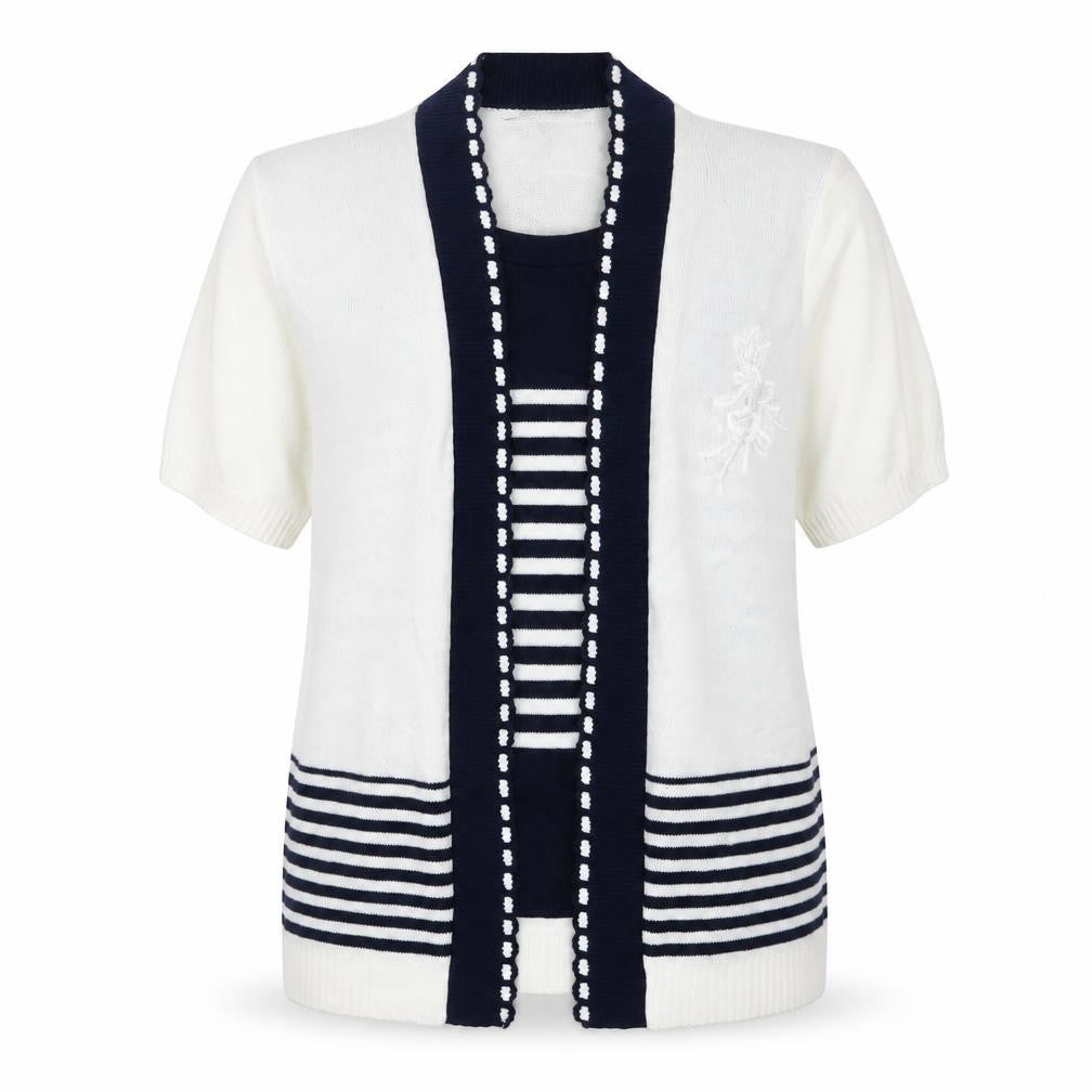 Womens UK Size S Hand to hand White Cardigan Jumper