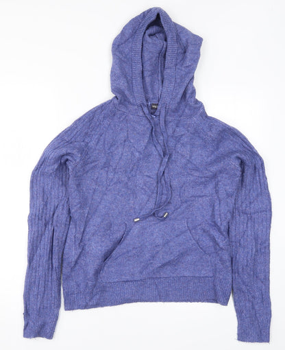 Womens UK Size XS Marks and Spencer Blue Pullover Hoodie