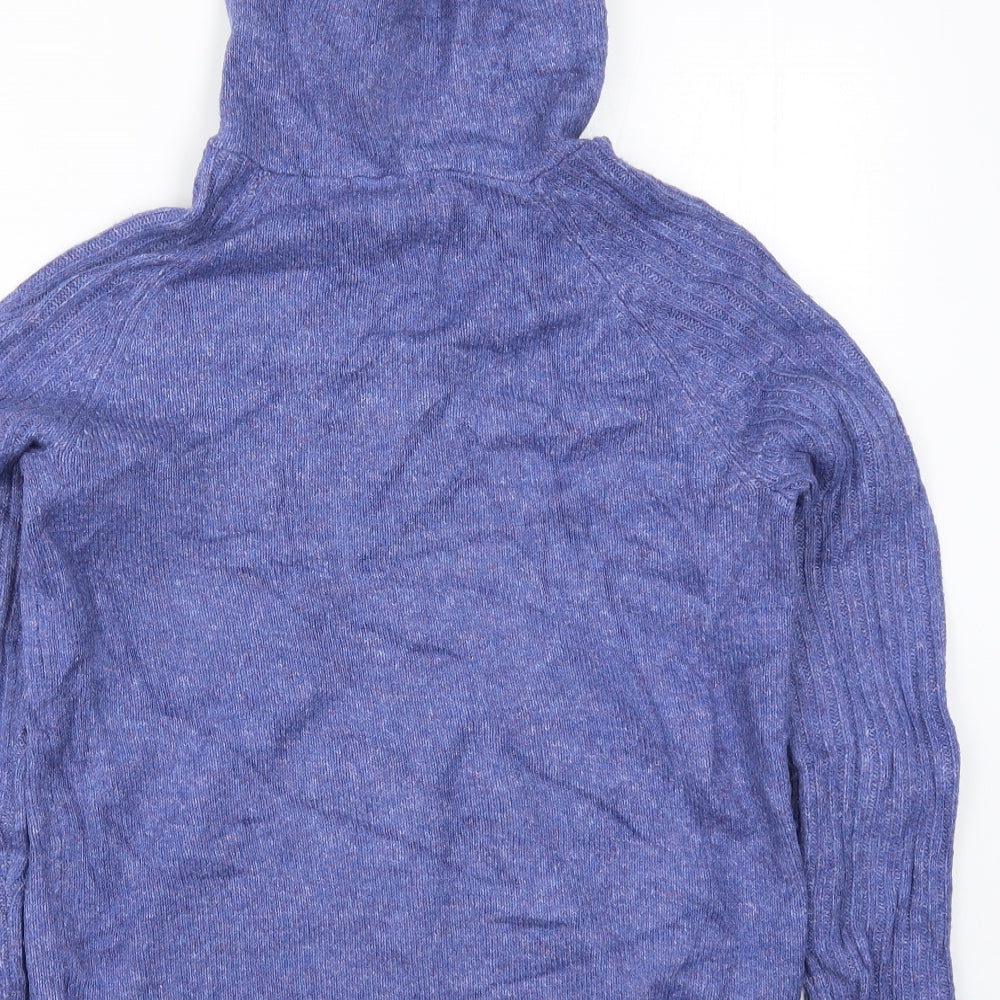 Womens UK Size XS Marks and Spencer Blue Pullover Hoodie