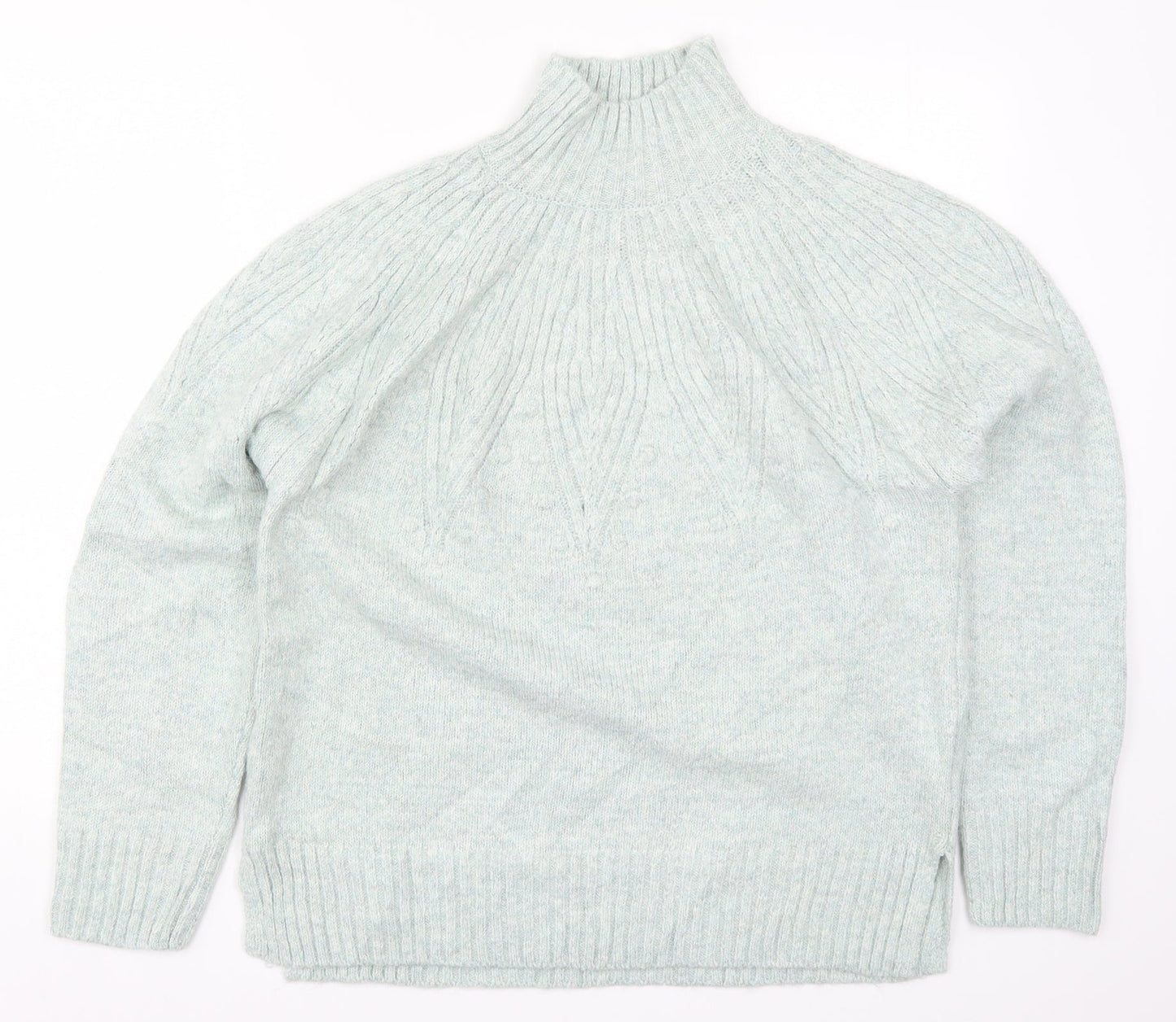 Womens UK Size M M&Co Green Pullover Jumper
