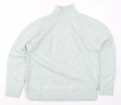Womens UK Size M M&Co Green Pullover Jumper