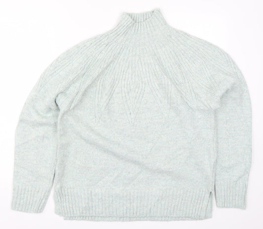 Womens UK Size M M&Co Green Pullover Jumper