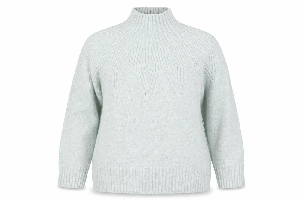 Womens UK Size M M&Co Green Pullover Jumper