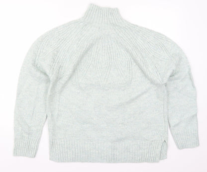 Womens UK Size M M&Co Green Pullover Jumper