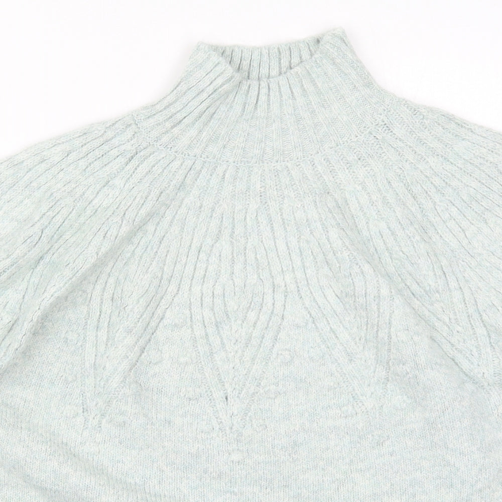Womens UK Size M M&Co Green Pullover Jumper