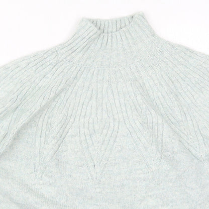 Womens UK Size M M&Co Green Pullover Jumper