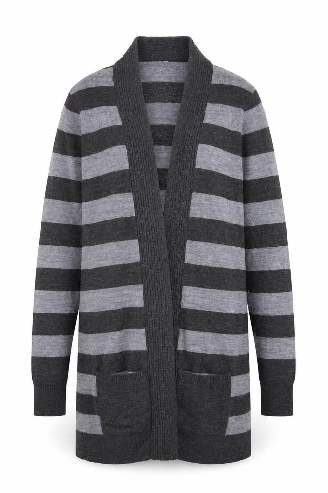 Womens UK Size 8 BHS Grey Cardigan Jumper