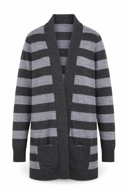 Womens UK Size 8 BHS Grey Cardigan Jumper