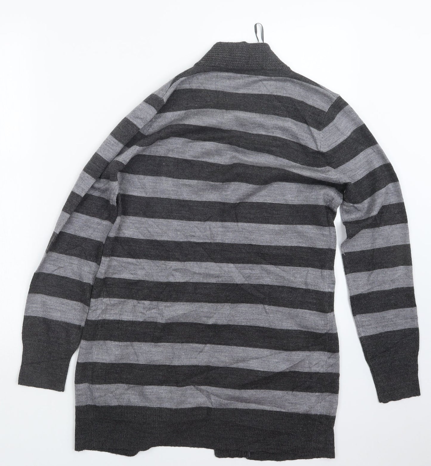 Womens UK Size 8 BHS Grey Cardigan Jumper