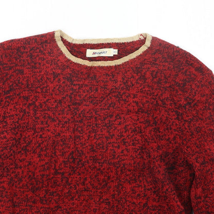 Womens UK Size 8 Damart Red Pullover Jumper