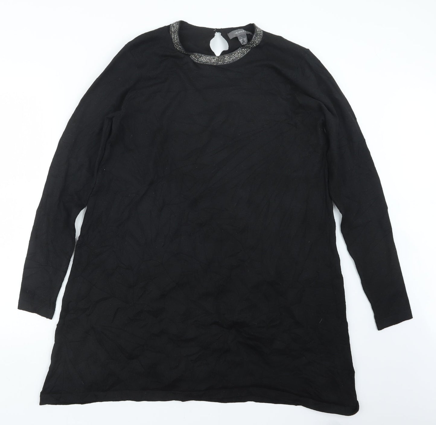 Primark Womens Black   Pullover Jumper Size 14