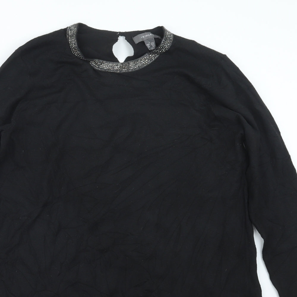 Primark Womens Black   Pullover Jumper Size 14