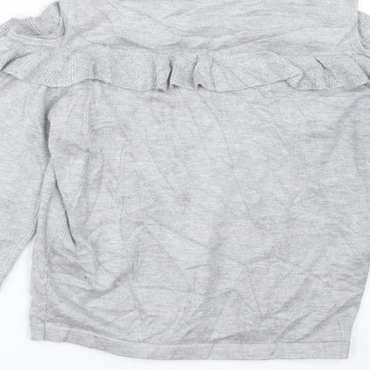 Miss E-vie Girls Grey   Pullover Jumper Size 11-12 Years