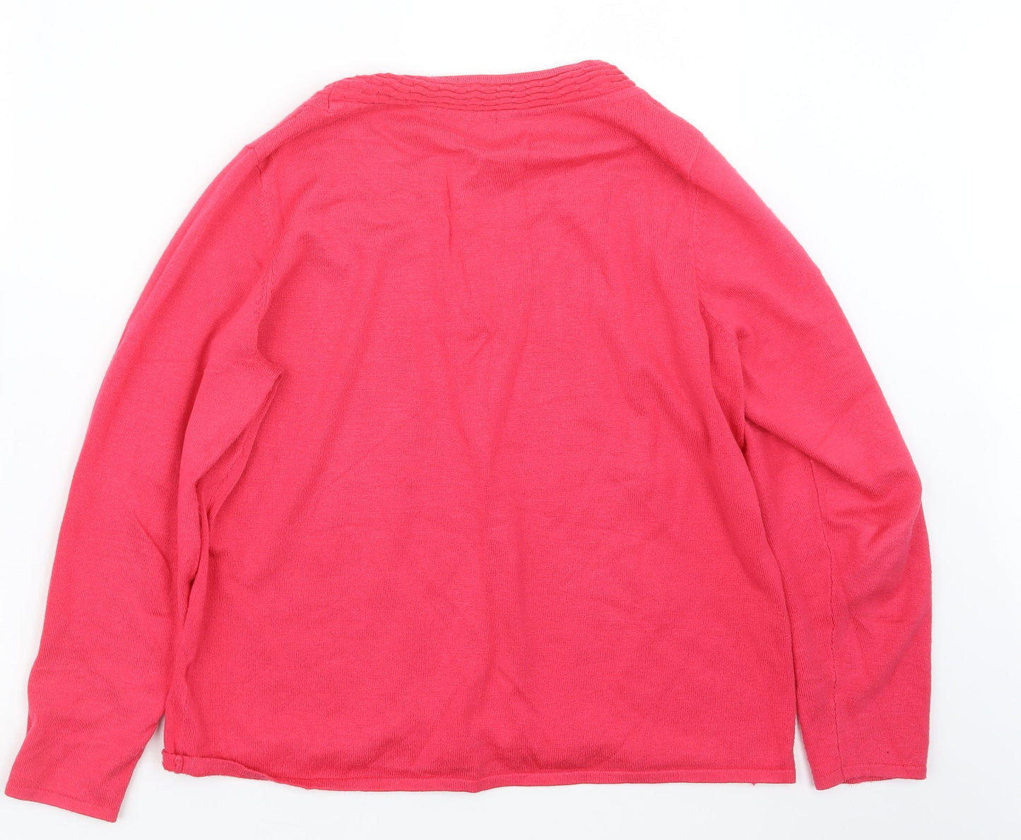 Womens UK Size M BM Pink Pullover Jumper