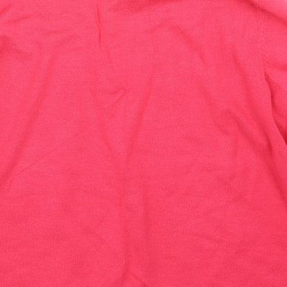 Womens UK Size M BM Pink Pullover Jumper