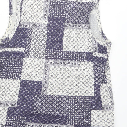 Womens UK Size 14 Dorothy Perkins Blue Basic Blouse