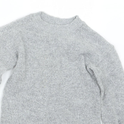 NEXT Girls Grey   Pullover Jumper Size 5 Years