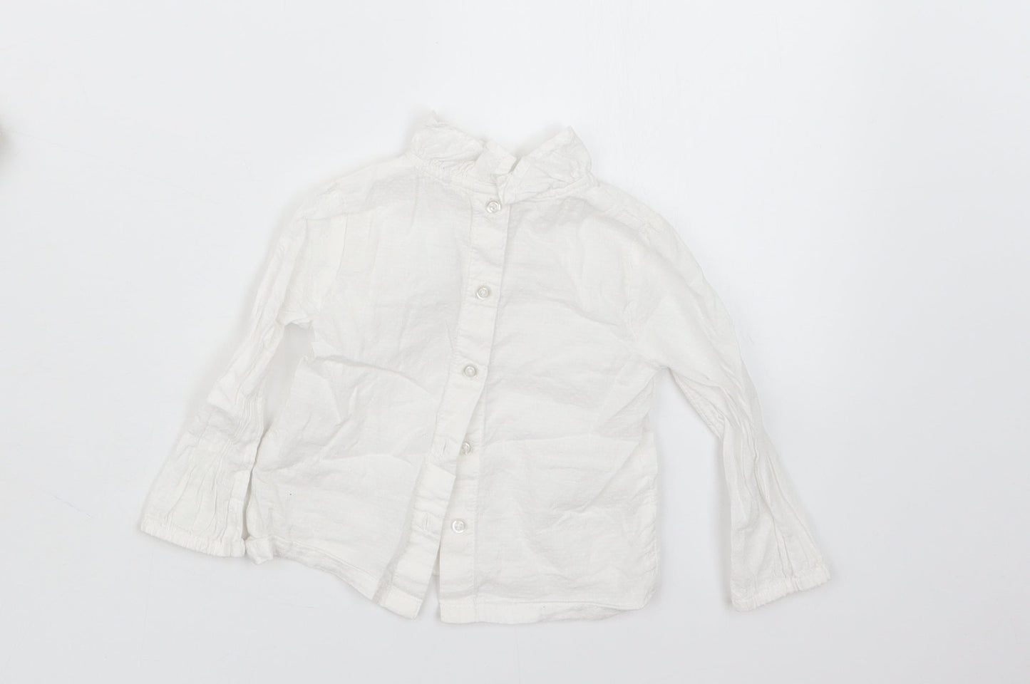 TU Girls White   Basic Button-Up Size 6-9 Months