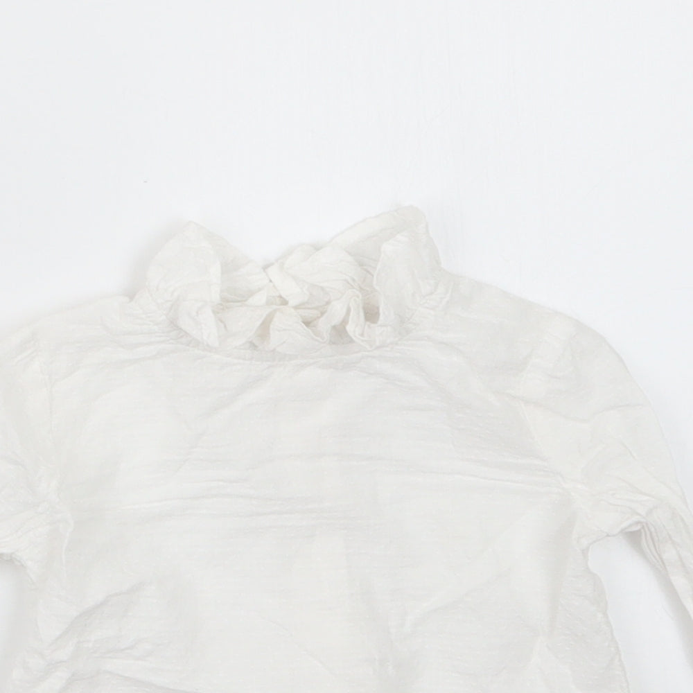 TU Girls White   Basic Button-Up Size 6-9 Months