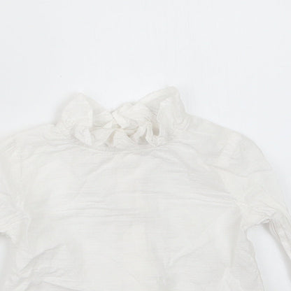 TU Girls White   Basic Button-Up Size 6-9 Months