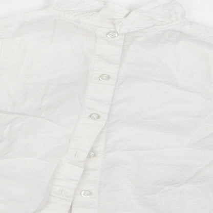 TU Girls White   Basic Button-Up Size 6-9 Months