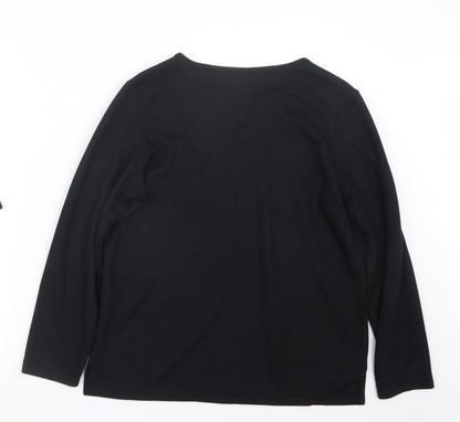 BM Womens Blue  Knit Pullover Jumper Size S