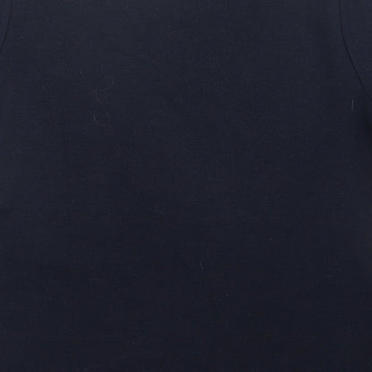 EWM Womens Blue  Knit Pullover Jumper Size 14