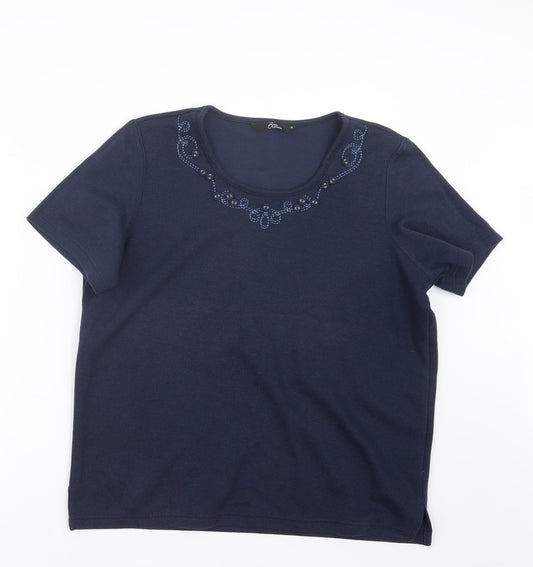 Womens UK Size M BM Blue Pullover Jumper