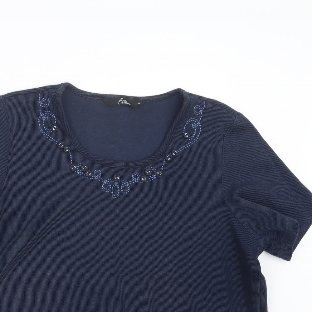 Womens UK Size M BM Blue Pullover Jumper