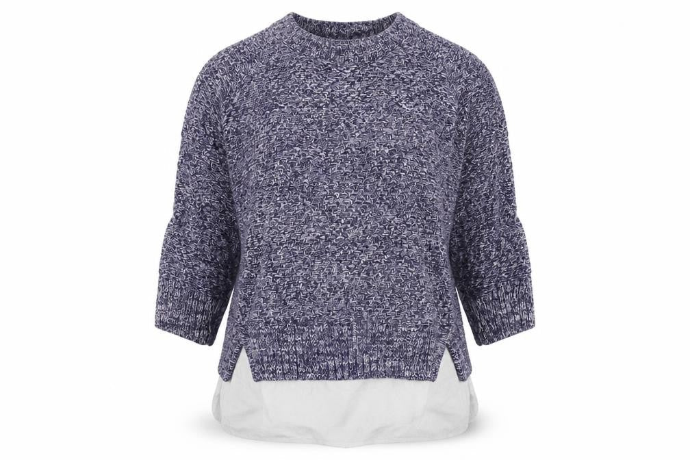 Womens UK Size 14 TU Blue Pullover Jumper