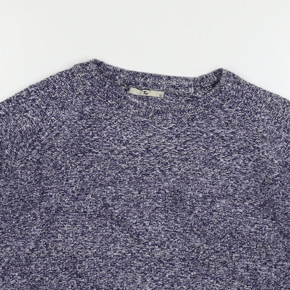 TU Womens Blue  Knit Pullover Jumper Size 14