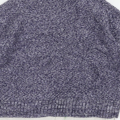 TU Womens Blue  Knit Pullover Jumper Size 14