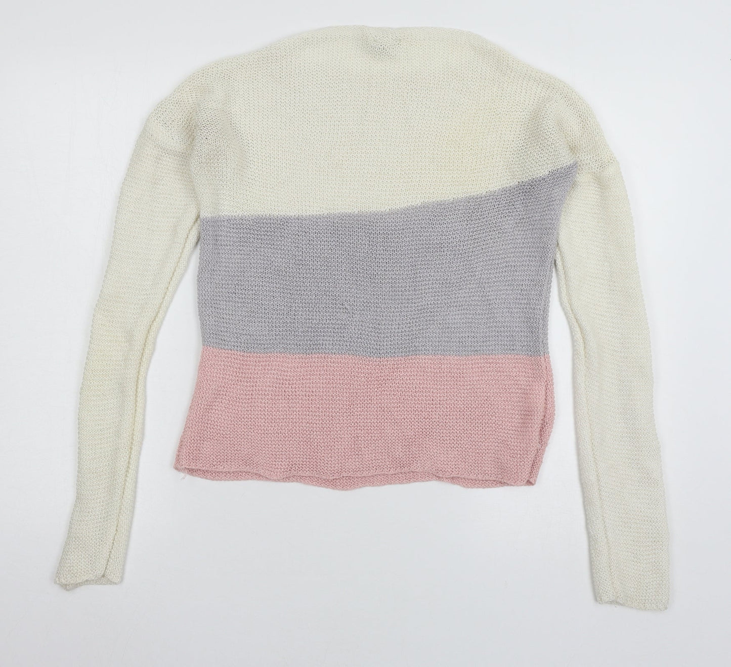 Womens UK Size S Nina Murati Ivory Pullover Jumper