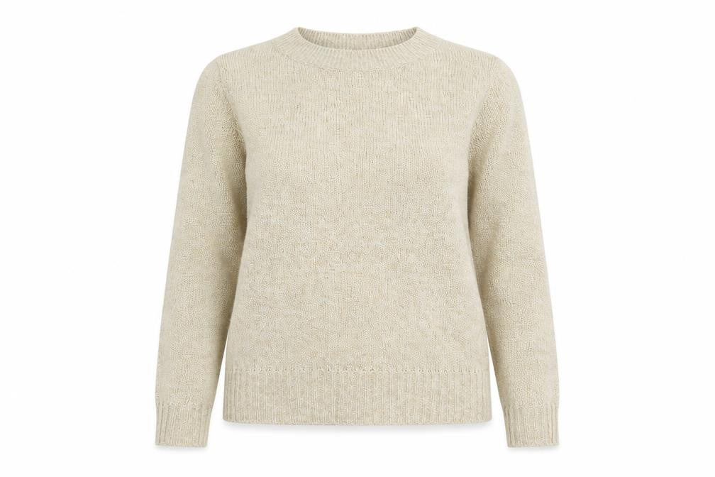 Womens UK Size XS Divided Beige Pullover Jumper