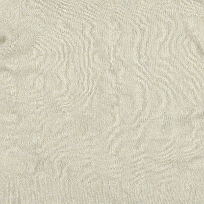 Womens UK Size XS Divided Beige Pullover Jumper