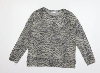 Womens UK Size 10 Papaya Brown Pullover Jumper